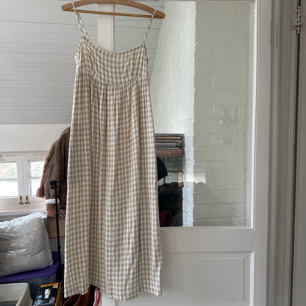 Rachel Pally gingham midi dress xs